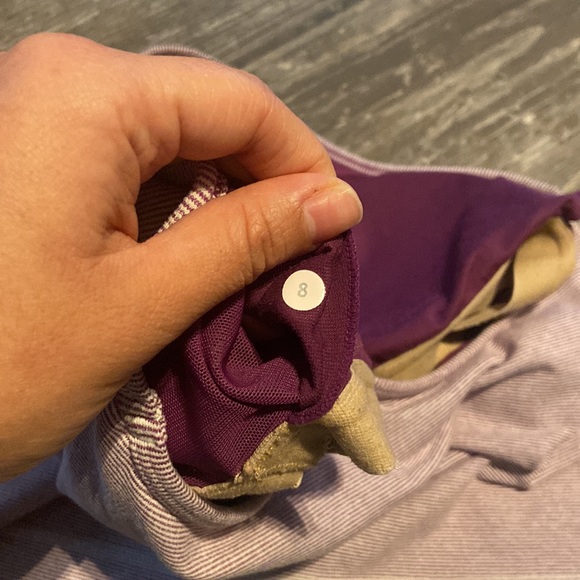 Lululemon Power Y Tanktop mini purple stripe - Picture 3 of 4